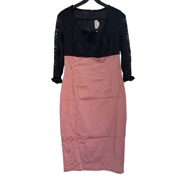 NWT Je TAdore Wiggle Dress Micheline Pitt for Deadly Dames Size Large - Picture 2 of 8